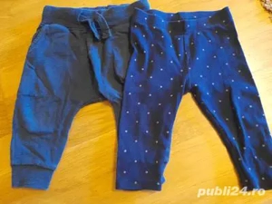 2 perechi pantaloni baieti Next 68 74 cm