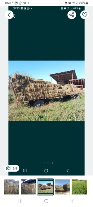 Vând baloti de lucernă Pomposa  productie 2025 