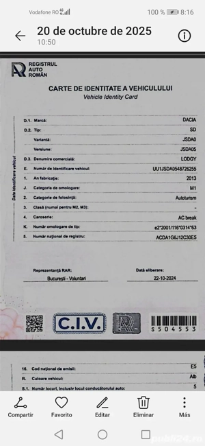 Dacia Lodgy 5 locuri - imagine 2