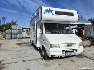 camper autorulota iveco buerstner ,aer cond. 12v,220v +aer la sofer - imagine 2