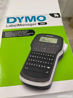 Etichetator portabil Dymo LabelManager 280, cu acumulator reîncărcabil