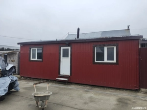 Baraca metalica, container, vagon cu 2 camere+ hol, complet izolata