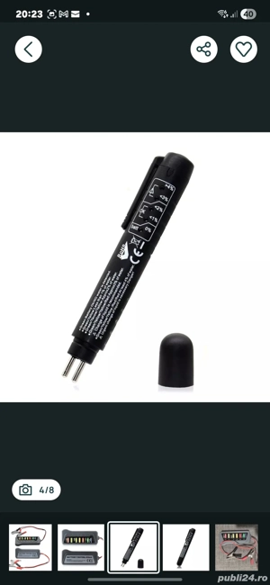 Tester diagnoza baterie/alternator auto 12V + CADOU - imagine 6