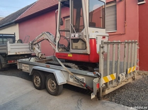 Trailer,slep,platforma utilaje 3500kg,punti si butuci noi