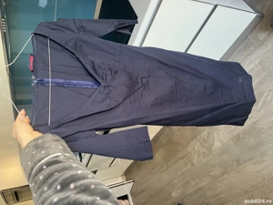 Rochie midi office bleumarin 