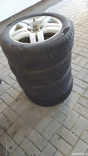 Vand roti cu jante aluminiu..cauciucuri de iarna 