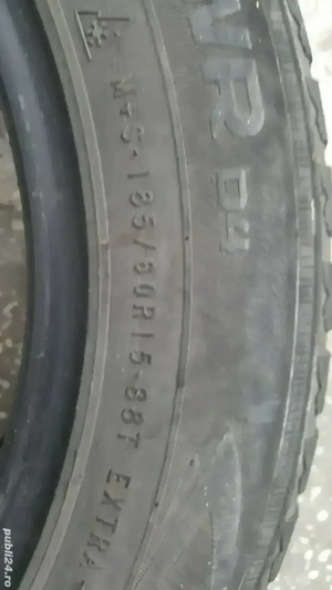 Vând 1 (una) anvelopă Nokian iarnă WR D4, All season, 185/60 R15 88T XL - imagine 2