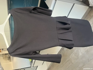 Rochie neagra scurta  - imagine 2
