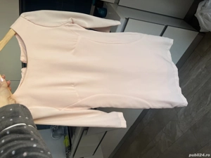 Rochie scurta roz pal 