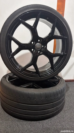 Vând set complet cauciucuri și jante originale Audi RS6 Performance - imagine 3
