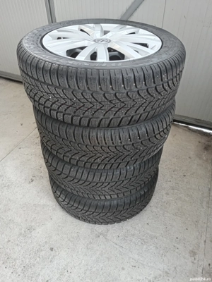 Vind cauciucuri de iarna cu jante și capace 205/55/16  vw Passat  - imagine 6