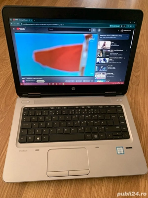  Hp ProBook Slim intel core i5,Gen 6,Windows 10 Pro,Display 14,6,8gb ram ddr4,SSD 130gb m,baterie ok