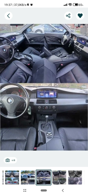 bmw Seria 5 e60 173mii de km an 2004, M54B22 mașina îngrijită mașina întreținută motor fiabil - imagine 8