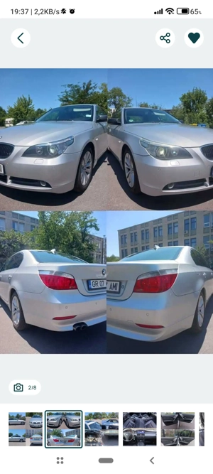 bmw Seria 5 e60 173mii de km an 2004, M54B22 mașina îngrijită mașina întreținută motor fiabil - imagine 5