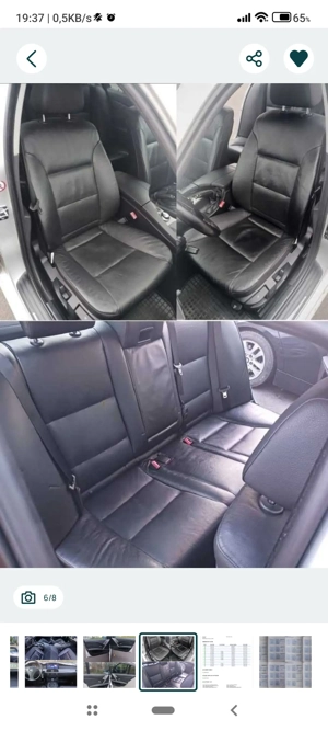 bmw Seria 5 e60 173mii de km an 2004, M54B22 mașina îngrijită mașina întreținută motor fiabil - imagine 4