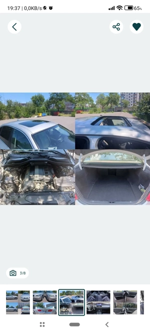 bmw Seria 5 e60 173mii de km an 2004, M54B22 mașina îngrijită mașina întreținută motor fiabil - imagine 2