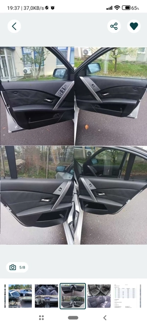 bmw Seria 5 e60 173mii de km an 2004, M54B22 mașina îngrijită mașina întreținută motor fiabil - imagine 3