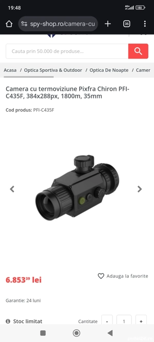 Camera cu termoviziune Pixfra Chiron PFI-C435F - imagine 2