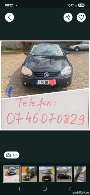 Golf 5 automat 1.6 benzina