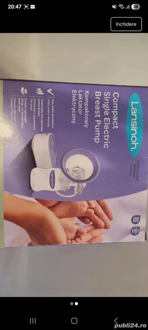 Pompă electrică  de la Lansinoh