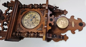 Ceas de perete cu pendula Friedrich Mauthe -Sohn