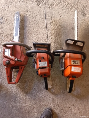  drusbe un Stihl 026 un stihl 044 și o huqzvarna.40 