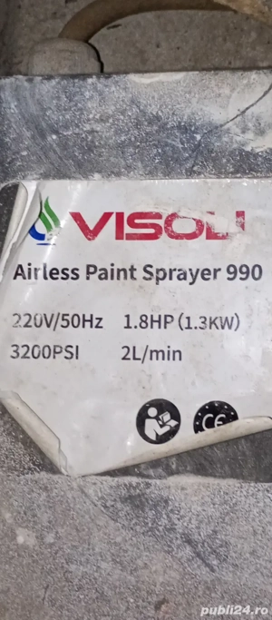 pompa de vopsit airless paint sprayer 990 - imagine 7