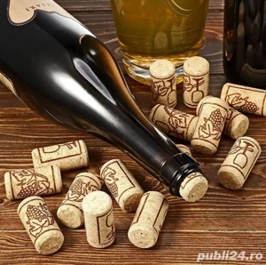 Set 100 dopuri din pluta pentru sticle de vin