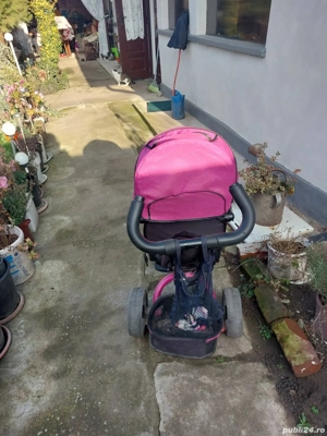 Tricicletă copii mâner parinte