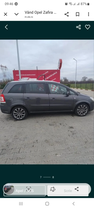 opel zafira b 2012