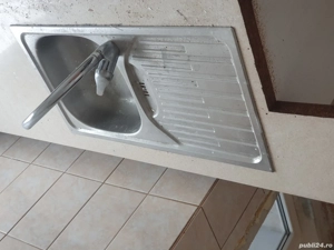 doua chiuvete din inox, eventual si blatul din imagine