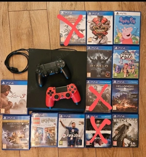 Play station 4 + 2 x controller + jocuri - imagine 3