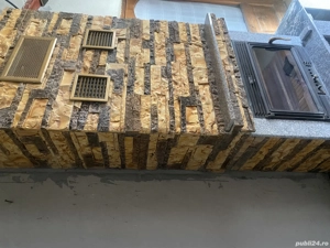 Execut șemineu pe lemn  - imagine 2