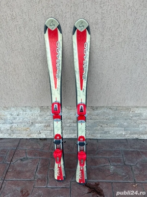 Schiuri copii Blizzard 120cm+pereche de bete reglabile