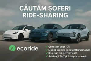 AME ECORIDE   Partener BLUE recrutează Șoferi seriosi în București