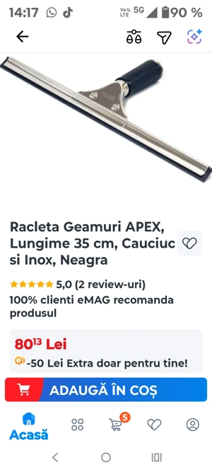 racletă geamuri 