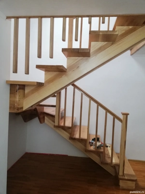 Confecționare scări interioare și mobilier din lemn masiv cu materialul clientului sau al meu  - imagine 4