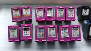 Cartuse imprimanta HP 300 si HP 300 xl color 12 bucati