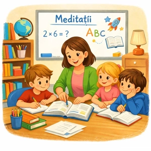 Meditații și ajutor la teme pentru clasele P-4 (clasele primare)