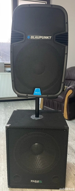Blaupunkt PA15 700W si Subwoofer ACTIV Ibiza 800W