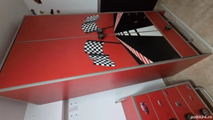 Dormitor Copii Formula 1 din MDF format din 5 corpuri