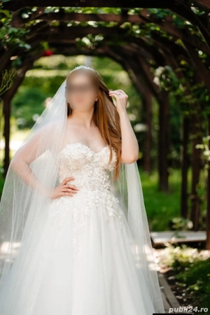 Rochie mireasa Reya  - imagine 3