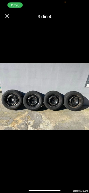 Anvelope iarnă225/55/16 cu jante  - imagine 4