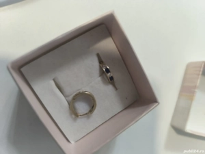 Cercei din aur de 14 karate  1.22 grame