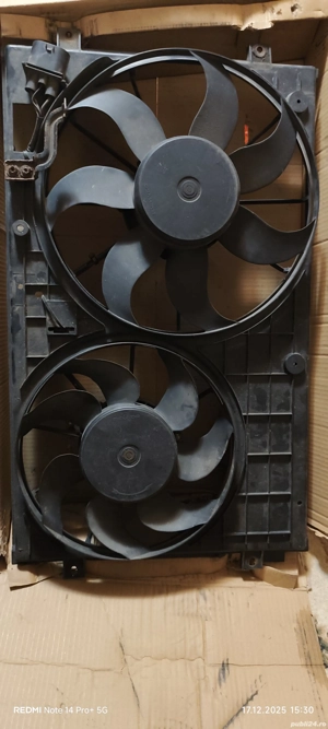 Vand ventilator radiator golf 5 / jetta / touran - imagine 2