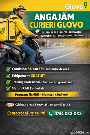Angajare Glovo