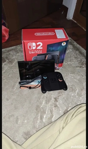 Nintendo switch 2 cu mario car in inclus in cont si cu FIFA FC 26  - imagine 2
