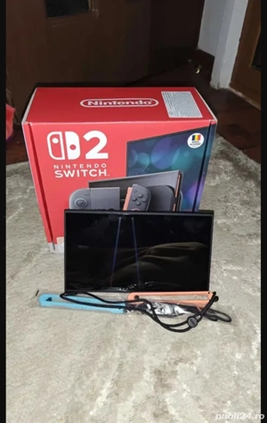 Nintendo switch 2 cu mario car in inclus in cont si cu FIFA FC 26  - imagine 3