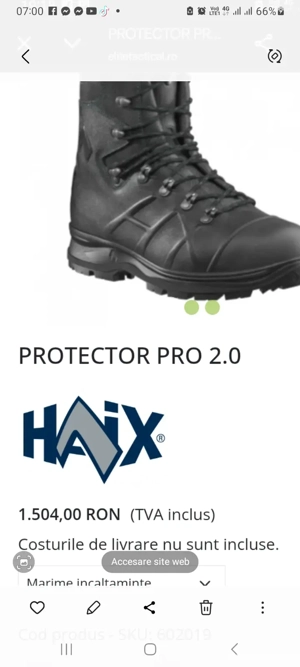 Vand bocanci haix protection 2.0