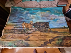 Pânză pictată 2 x 1.2 m.   600 ron